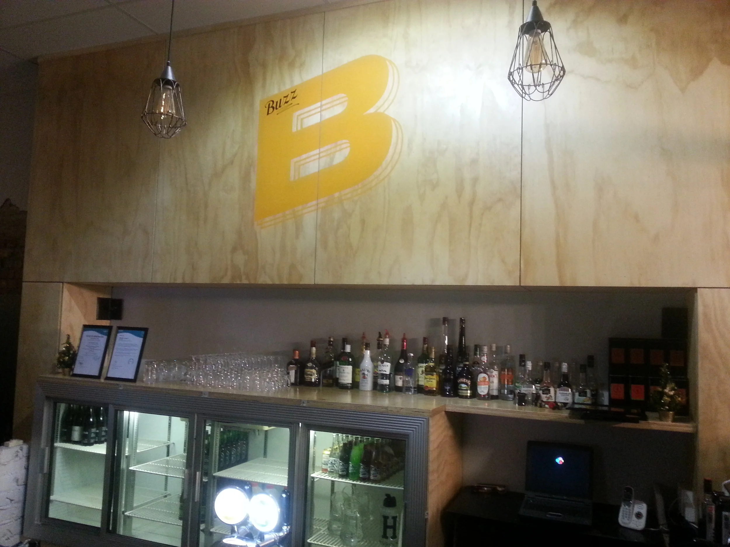 Interior of Buzz Cafe