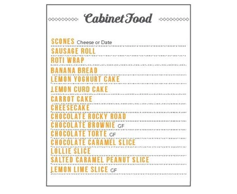 Cabinet Menu